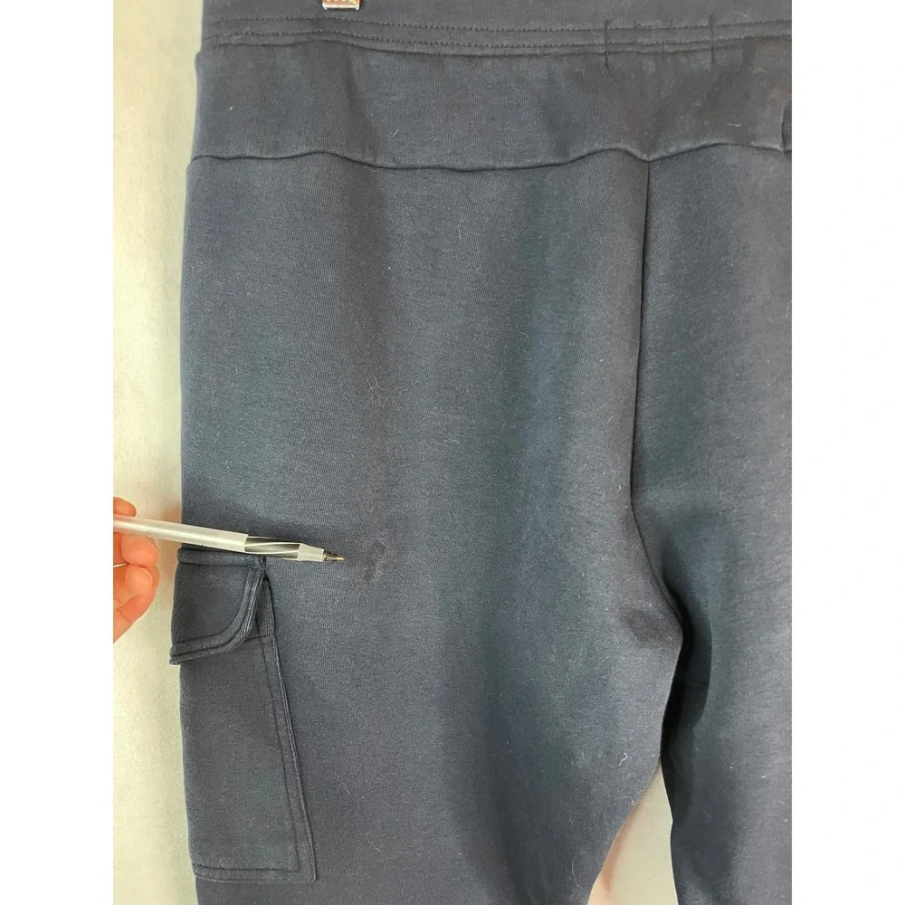Polo Ralph Lauren Men's L Double Knit Cargo Jogger Pants Navy‎ Blue